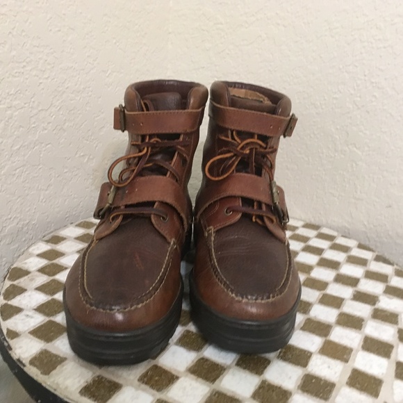 polo lace up boots